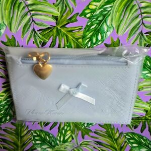 Flower Knows 2025 My Melody Card Holder & Coin Pocket Color Baby Blue. NWT